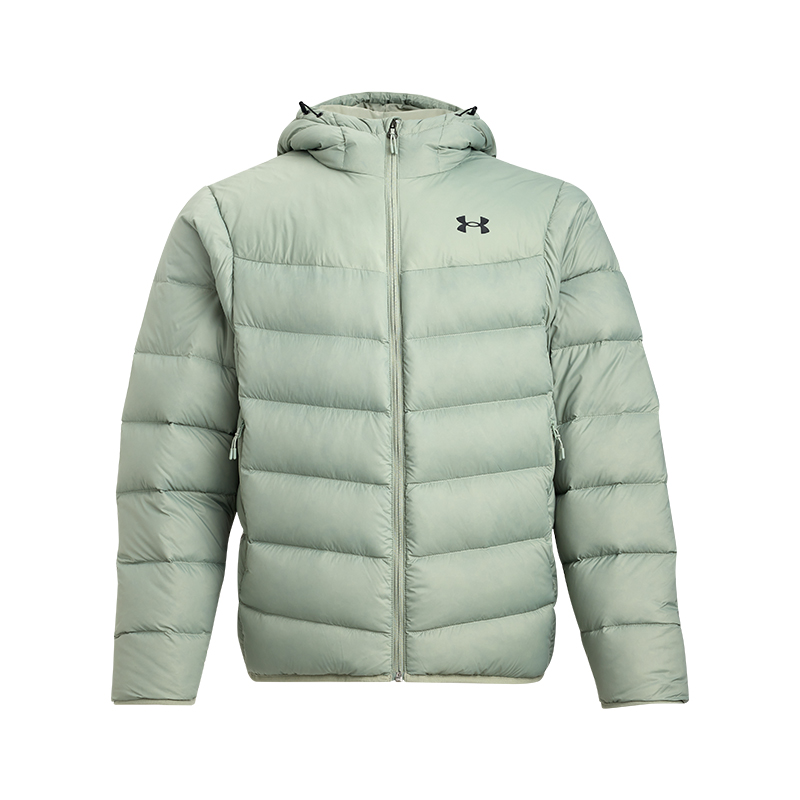 Under Armour Under Armour Down Jackets Men's Forest Green Hooded Thickened Down Jacket