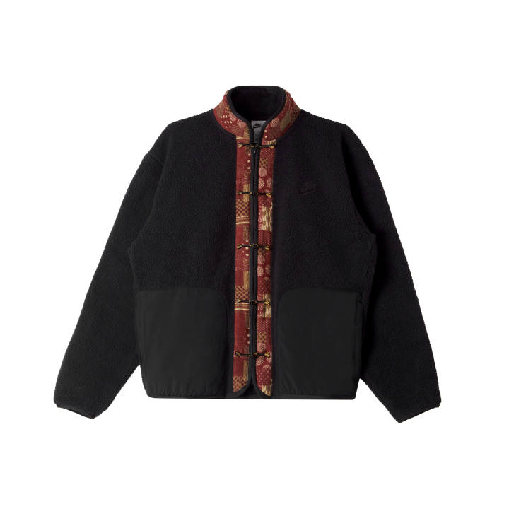 Nike Nike Velvet Jackets Men's Black Stand Collar Moderate