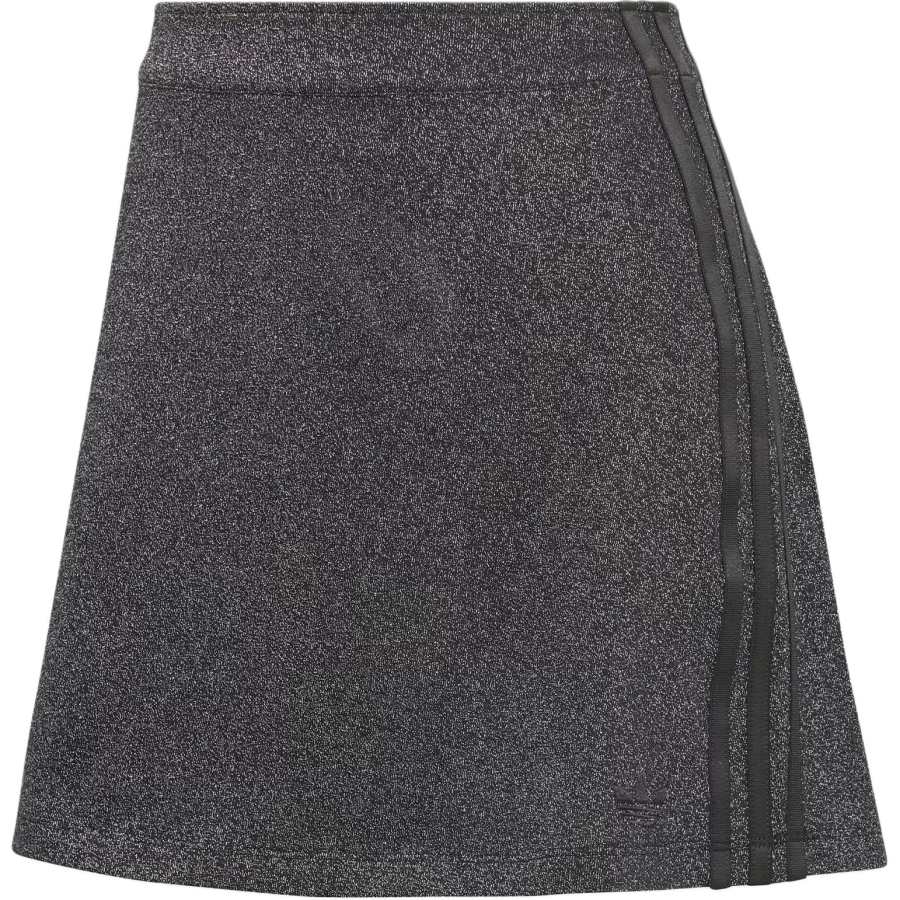 Adidas Originals Lurex® stripe-detail mini skirt