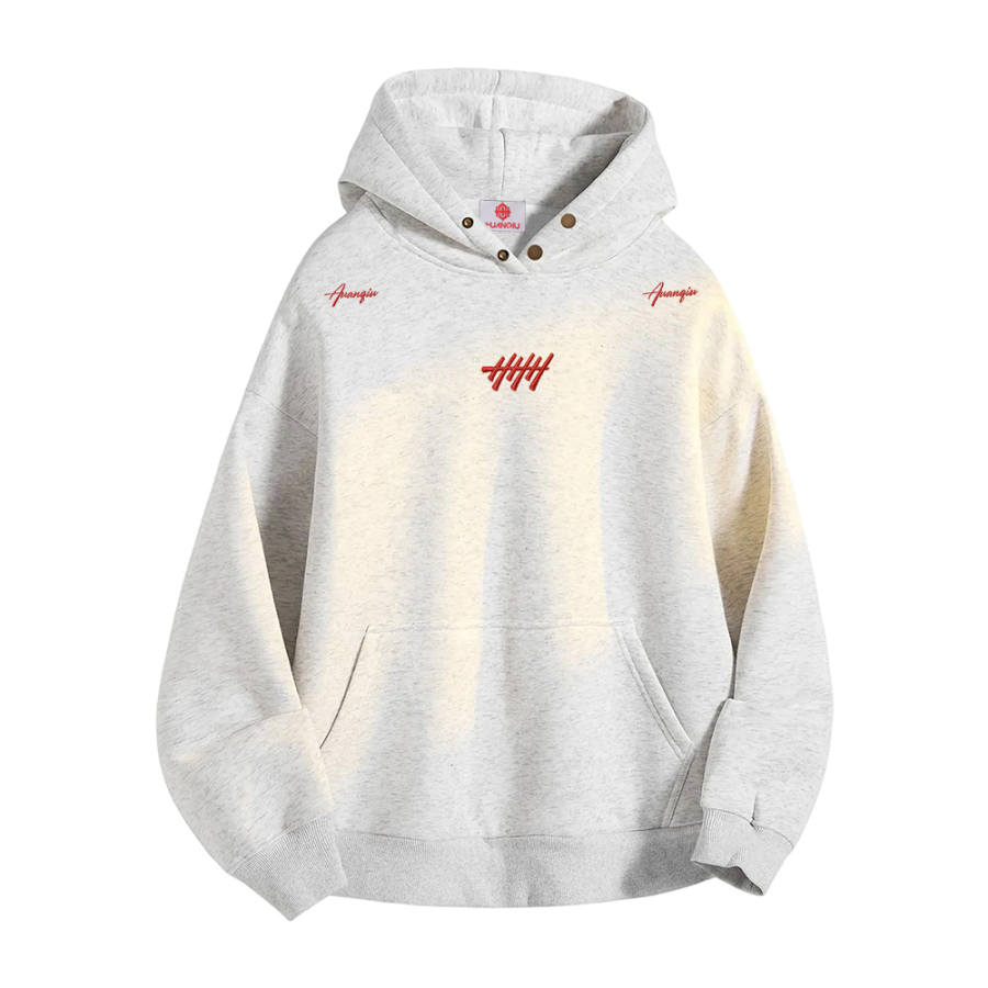 HUANQIU Sweatshirts Unisex Hooded Thickened Heavyweight