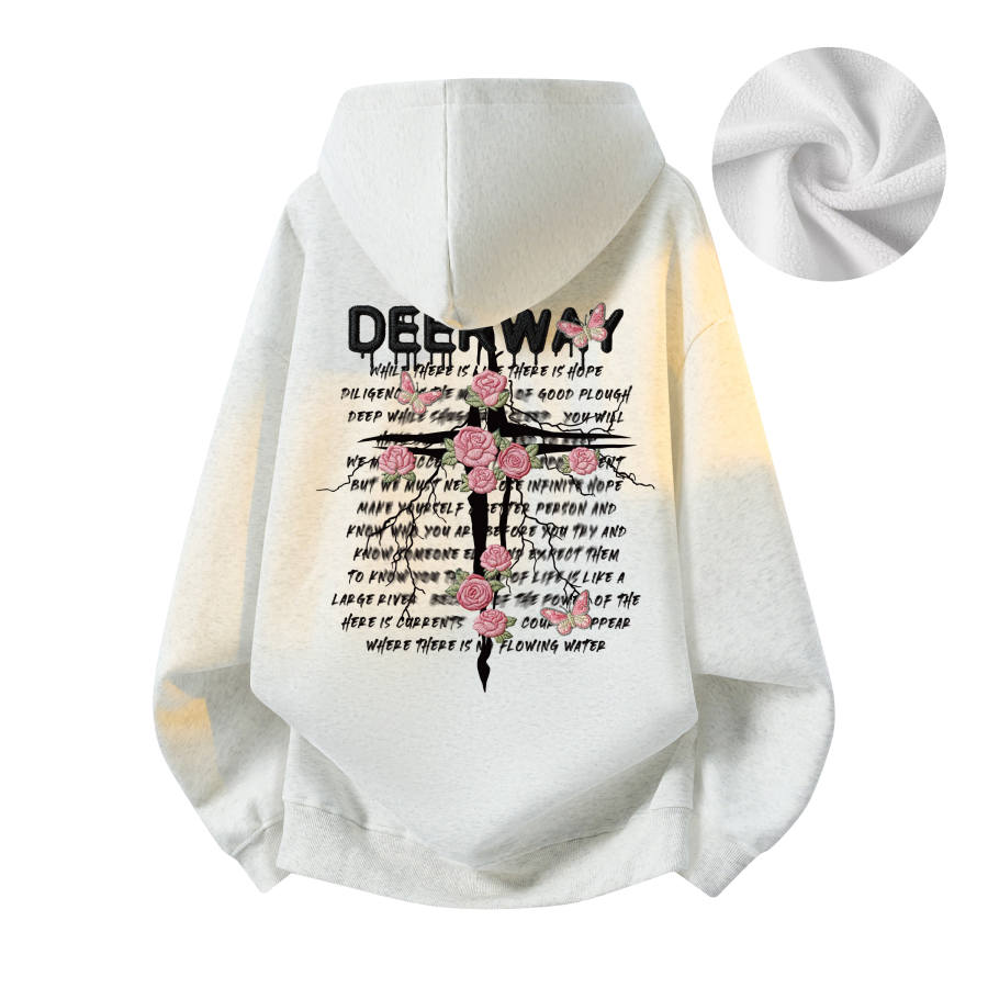 DEERWAY Sweatshirts Unisex Hooded Thickened Heavyweight
