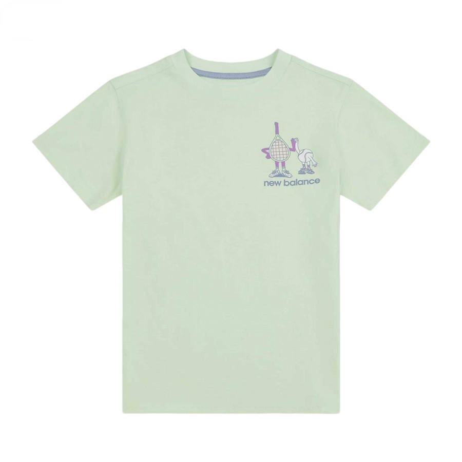 New Balance New Balance T Shirt Athletics Tennis Cartoon Graphic Kids'