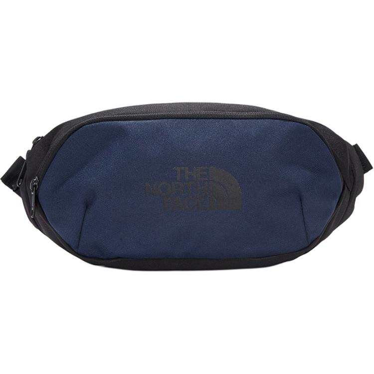 THE NORTH FACE 3L Zip Closure Fanny Pack Outdoor Bag Polyester Navy Blue Unisex