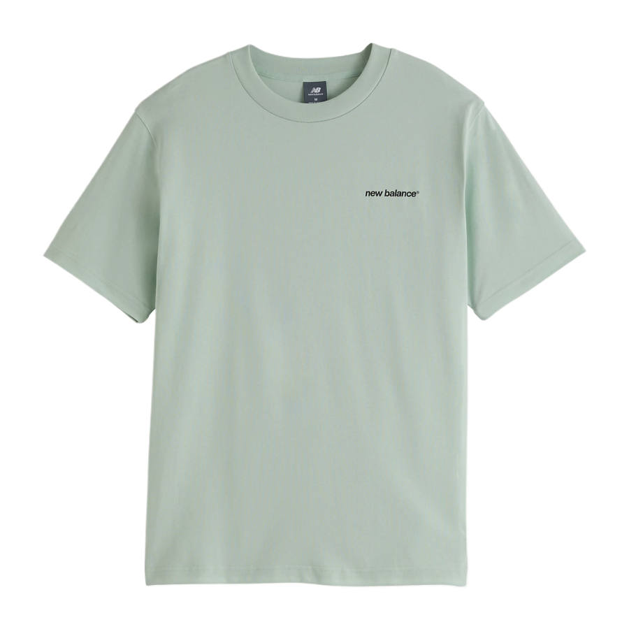 New Balance New Balance T Shirts Men's Green Crew Neck Moderate