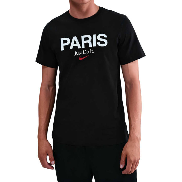 Nike Nike Sportswear T Shirts Men's Black Crew Neck Moderate