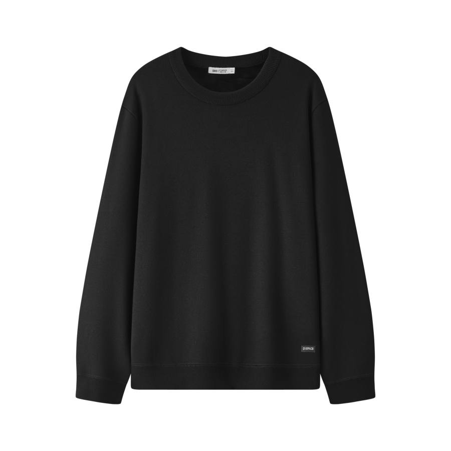 Semir Semir Mall Same Style Men's Clothing CNSPEACE Aerospace Collaboration Fleece Lined Inner Pullover Solid Color Knitwear