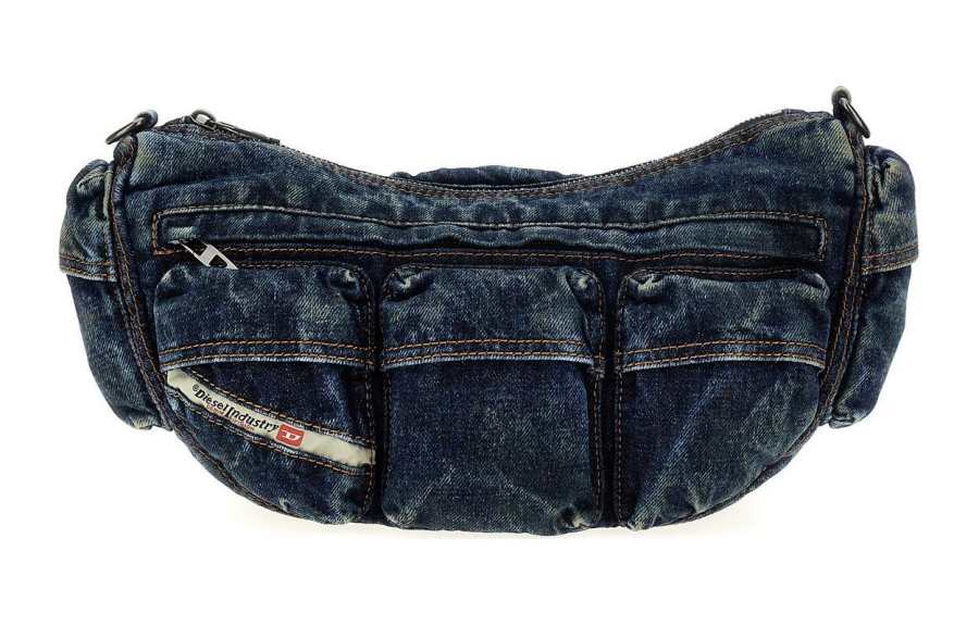 DIESEL Re Edition Travel 3000 Denim Shoulder Bag