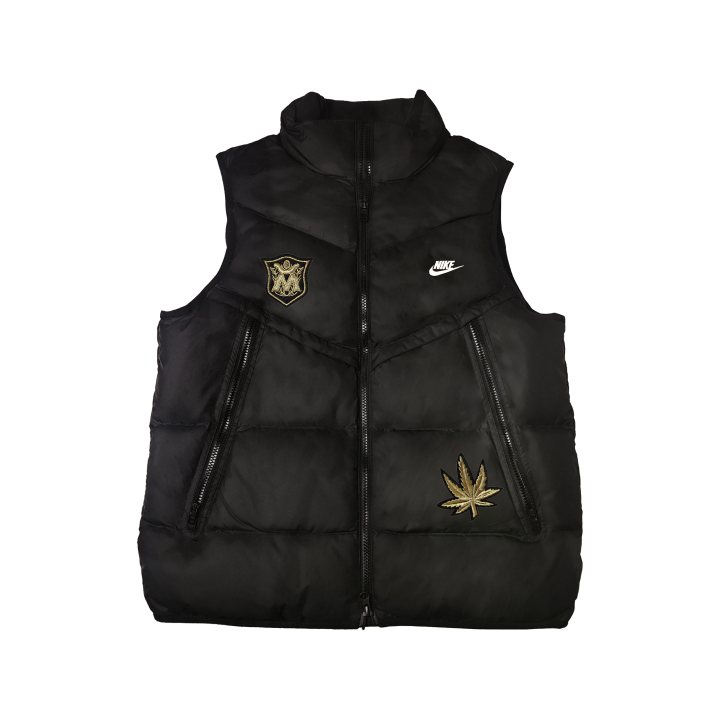 Nike Nike Down Vests Unisex Black Stand Collar Moderate Other