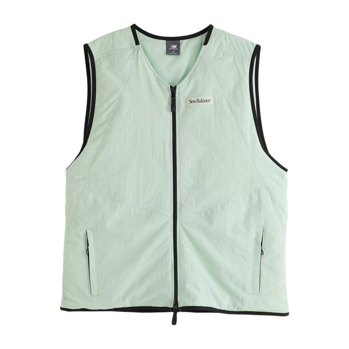 New Balance New Balance Vests Men's Clay Gray V Neck Moderate Other