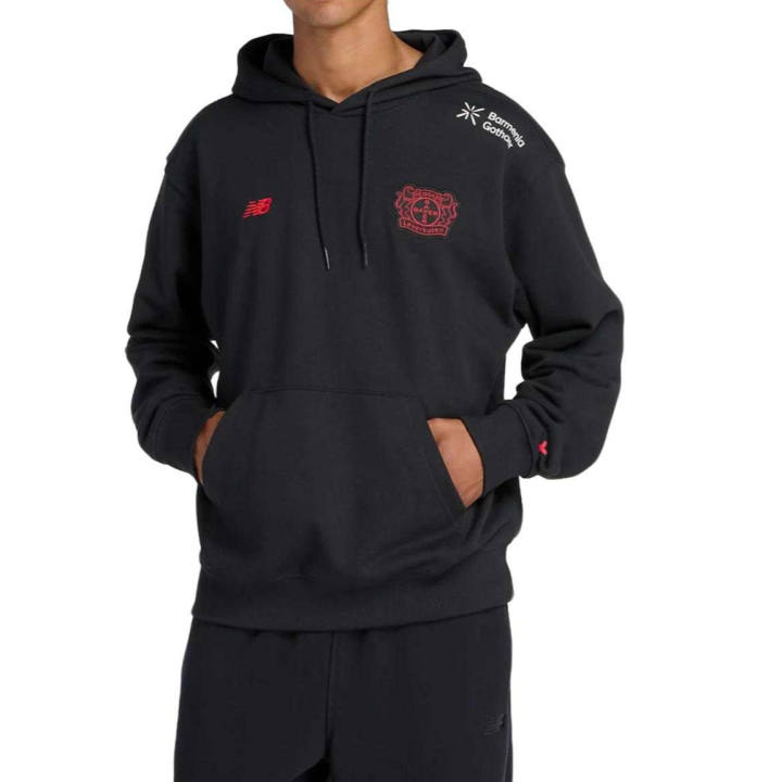 New Balance New Balance Sweatshirts Men's Black Hooded Moderate Regular