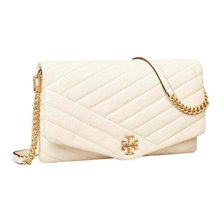 TORY BURCH Kira Sheepskin Handbag, Crossbody Bag, Shoulder Bag Medium Women's White