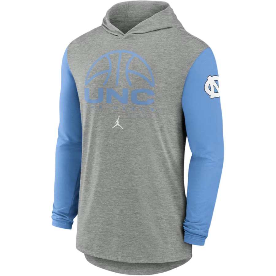 Jordan Jordan North Carolina Basketball Men's Jordan Brand Dri-FIT College Long-Sleeve Hooded T-Shirt