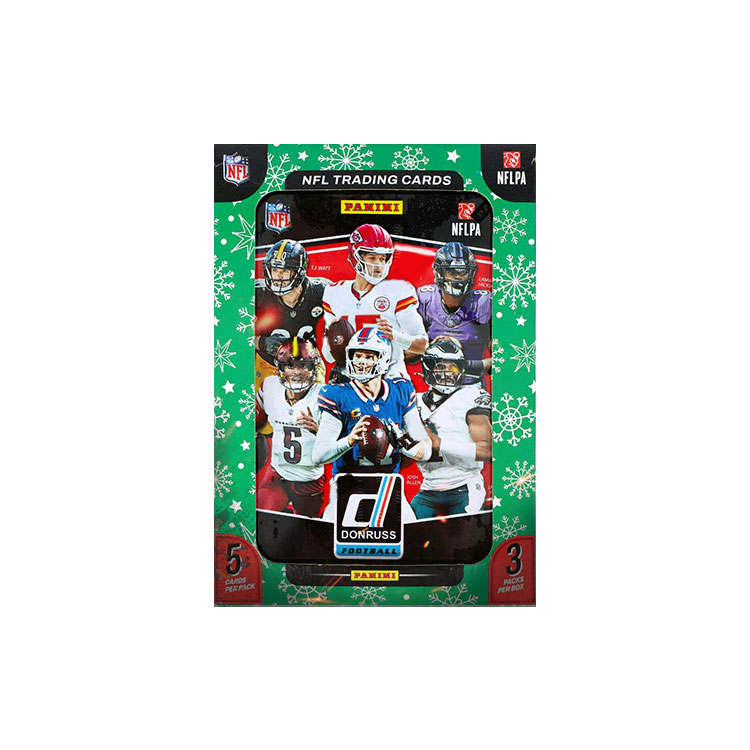 PANINI 2025 Football Rugby NFL Donruss Collectible Cards Hobby Tins Sports Cards Whole Box