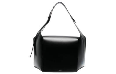 The Attico Calfskin Handbag, Shoulder Bag Women's Black