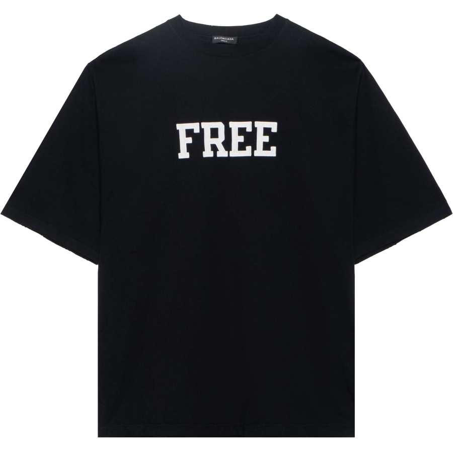 Balenciaga T Shirt Unisex Black