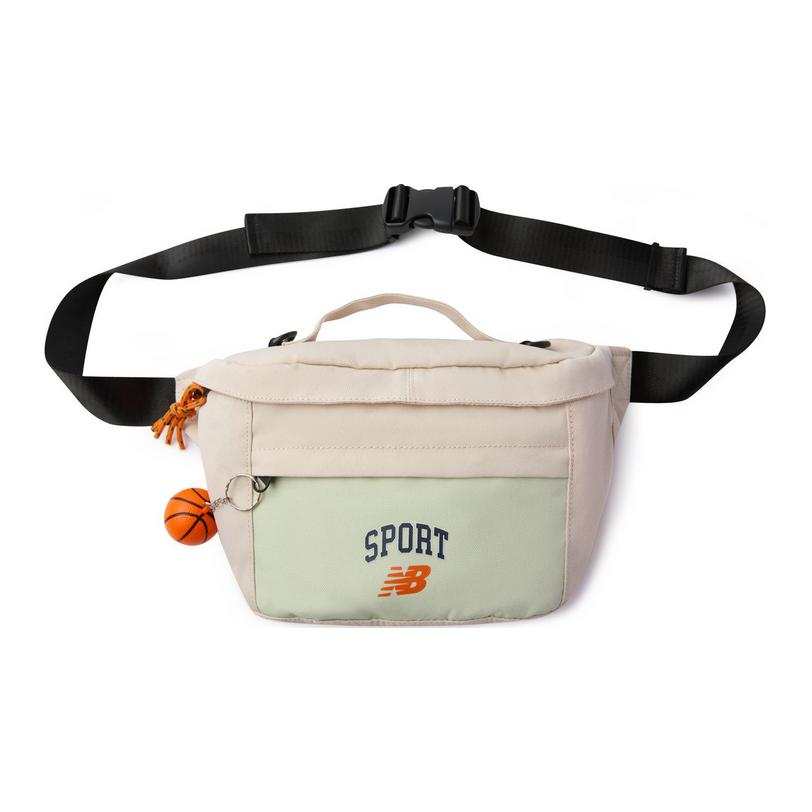 New Balance New Balance Fabric Fanny Pack Unisex Beige Yellow