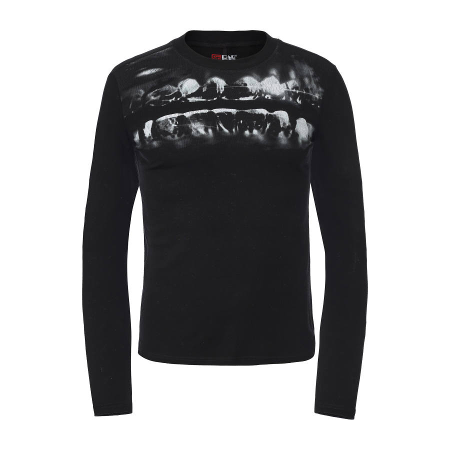 DND4DES T Shirts Unisex Black Crew Neck Moderate Straight Fit