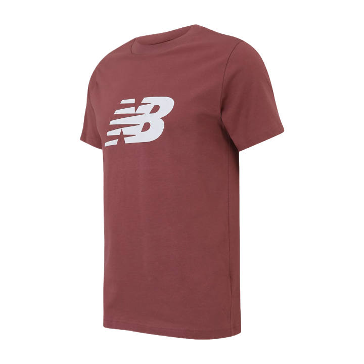 New Balance New Balance T Shirts Men's Red Crew Neck Moderate
