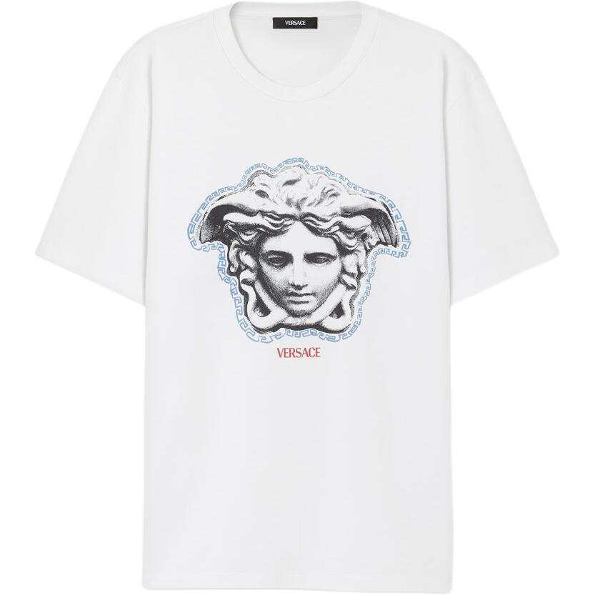 Versace Medusa-Head Printed Crewneck T-Shirt