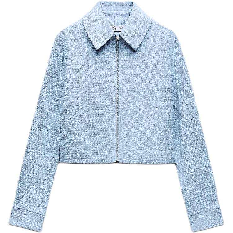 ZARA Jackets & Coats Women's Sky Blue