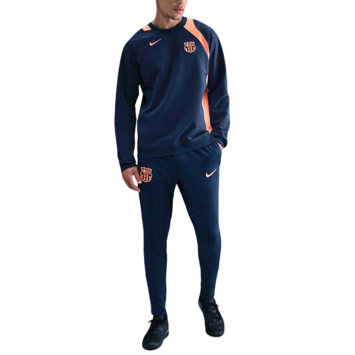Nike Nike FC Soccer Bottoms Men's Midnight Blue/Bright Mango/Bright Mango Moderate