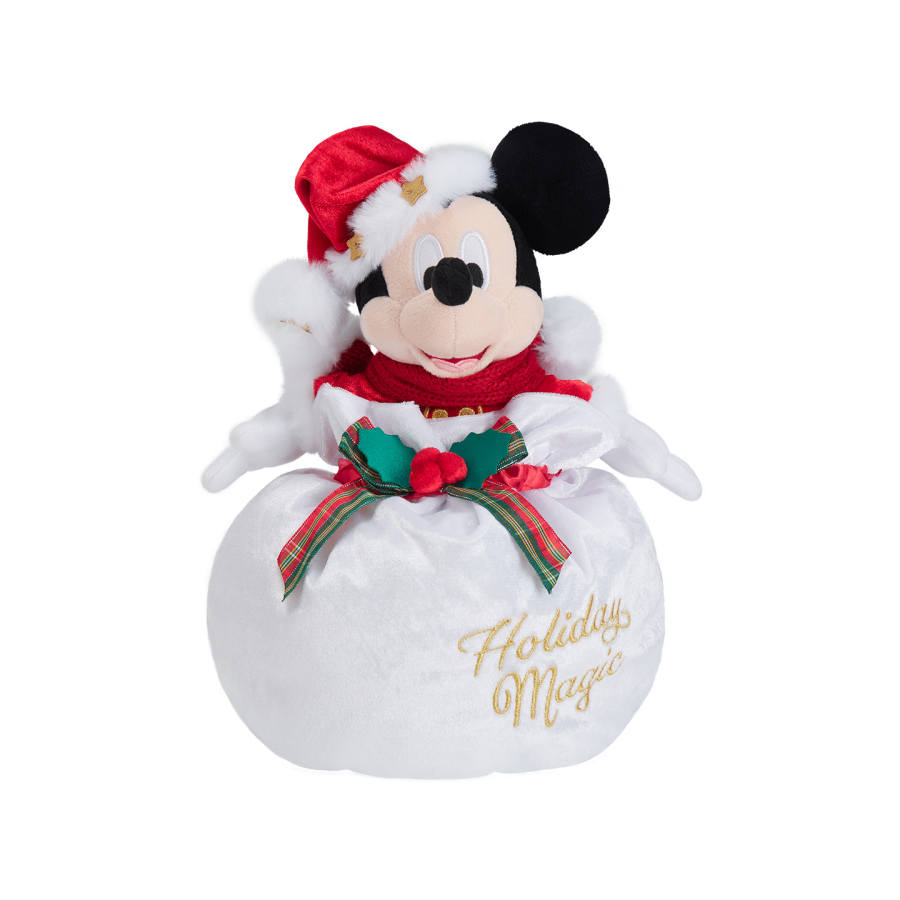 Disney x Disney Store Christmas Series Mickey Minnie Dolls Plush Doll Height 29cm/22.8cm