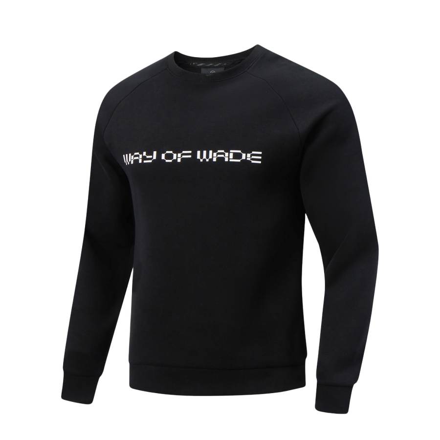 Li-Ning Li Ning Wade Sweatshirts Men's Black Crew Neck Moderate
