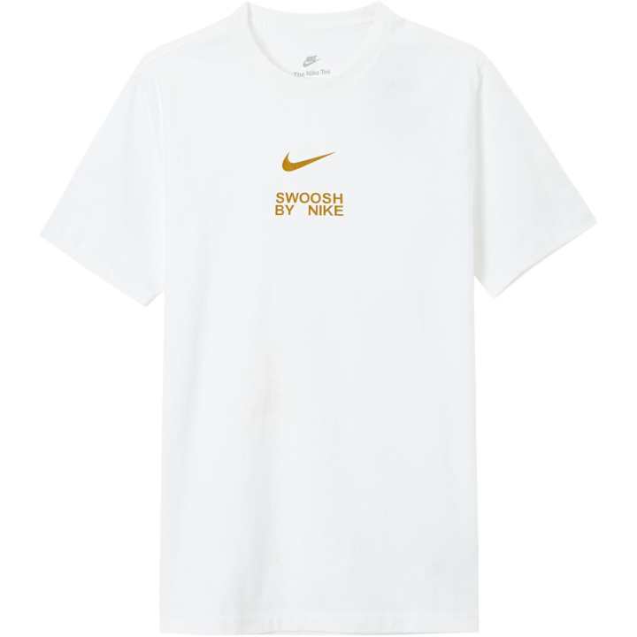 Nike Nike T Shirts Men's White Crew Neck Moderate Straight Fit