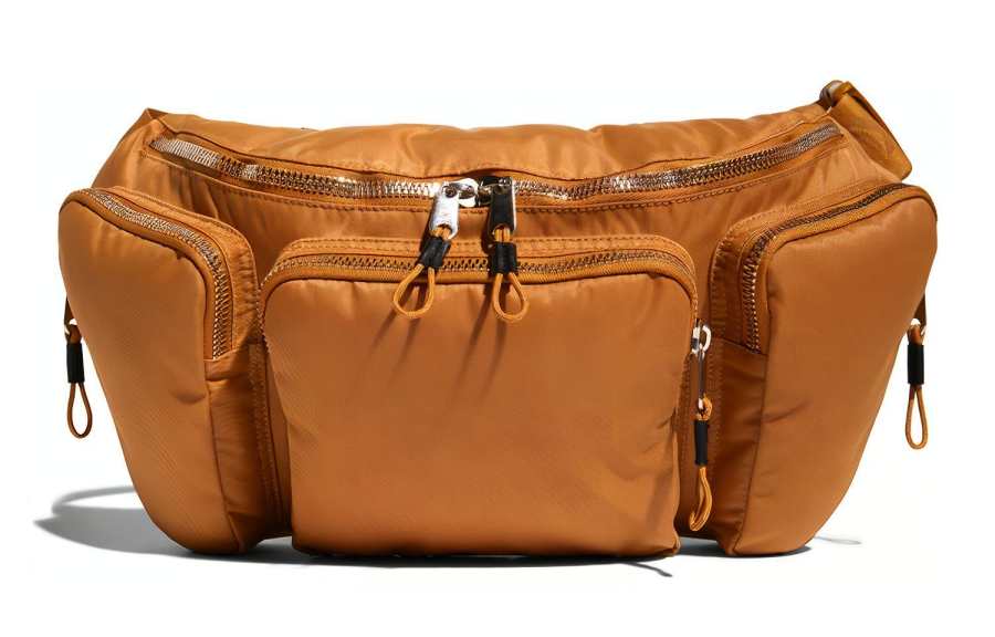 Adidas Adidas Nylon Sports Fanny Pack Regular Unisex Wheat Brown