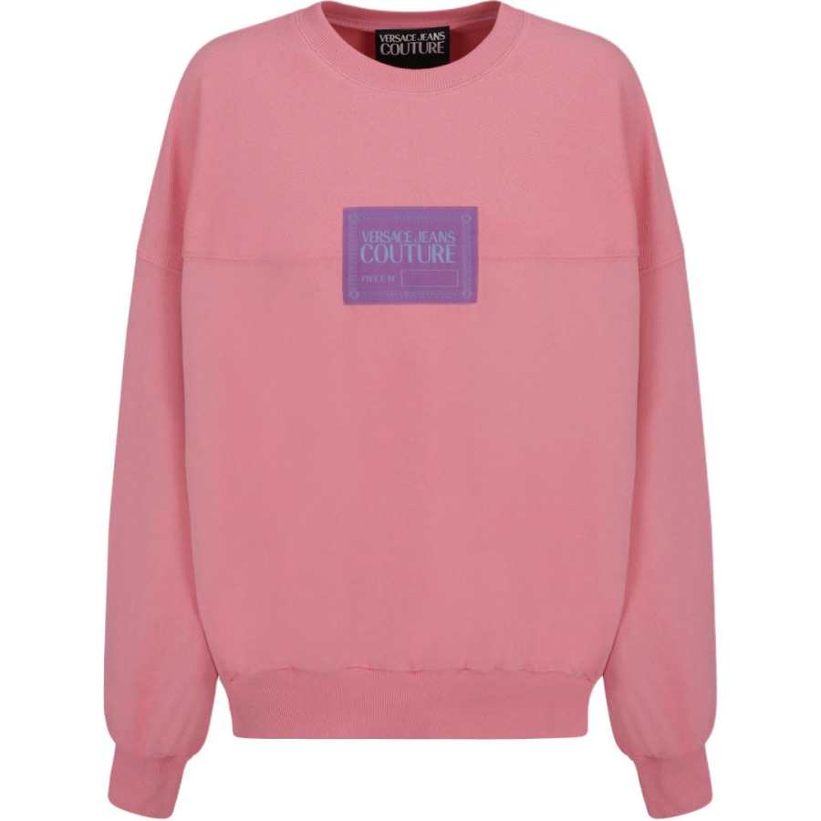 VERSACE JEANS COUTURE FW22 Sweatshirt Women's Pink