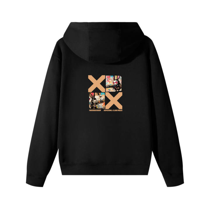 Nike Nike Sportswear Club Rabbit's Counterattack A Thermal Pullover Fleece Lined Hooded Sports Sweatshirt Unisex Black