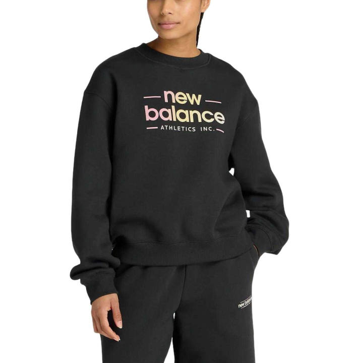 New Balance New Balance logo-print crew-neck sweatshirt