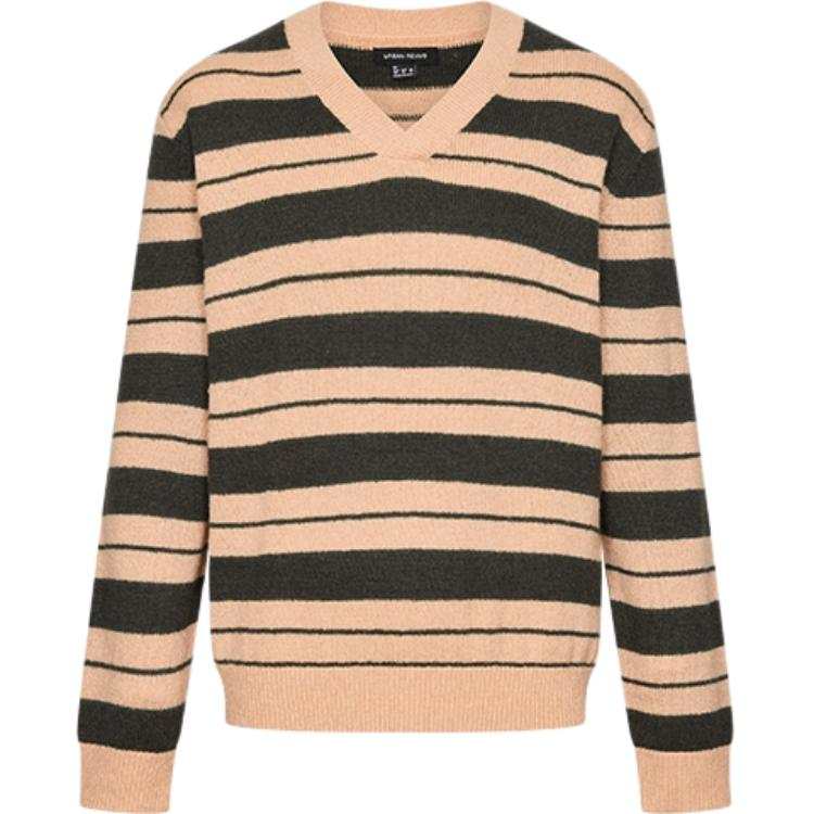 URBAN REVIVO Knitwear Men's Multicolor V Neck Moderate Other