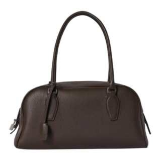 THE ROW India Cow Leather Handbag Women's Dark Brown