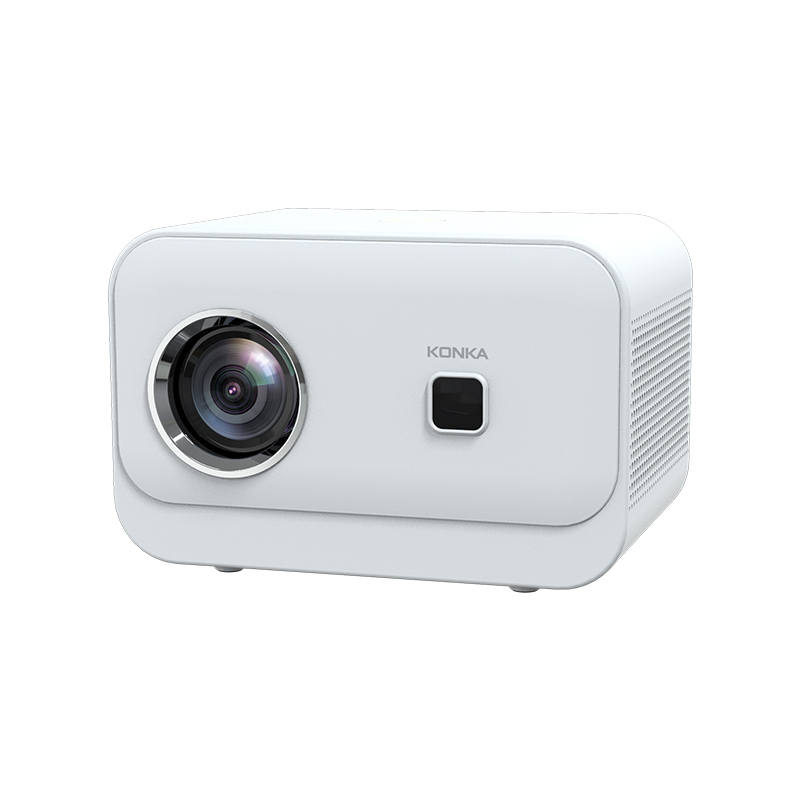 KONKA C1 Projectors Home Use Electric Focus Office 4K Ultra HD Smart Wireless 5G Home Theater Systems, All