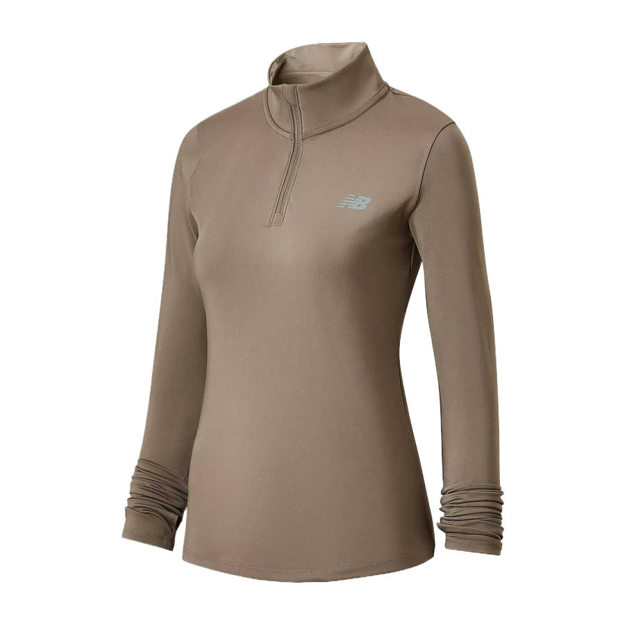 New Balance New Balance Sweatshirts Women's Light Brown Stand Collar Moderate