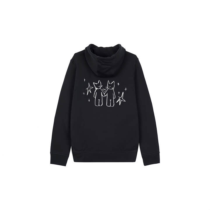 Nike Nike Sweatshirts Men's Black Hooded Moderate