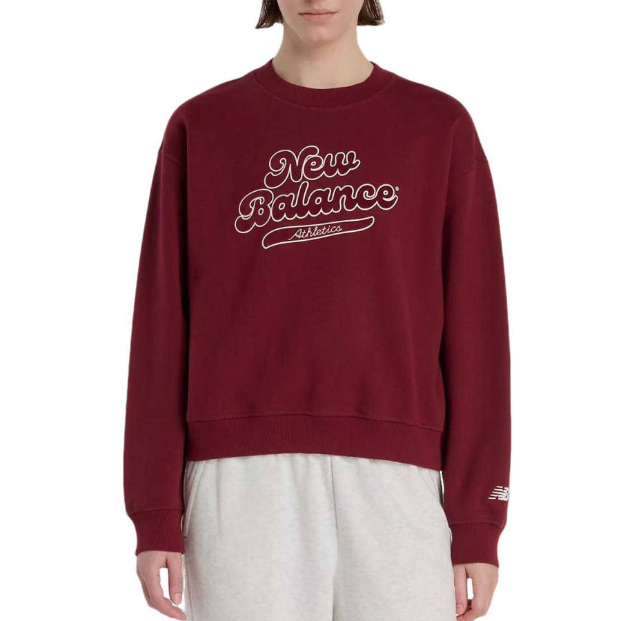 New Balance New Balance Sweatshirts Women's Red Crew Neck Moderate