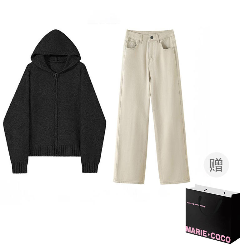 MARIE·COCO Casual Suits Women's Hooded Moderate