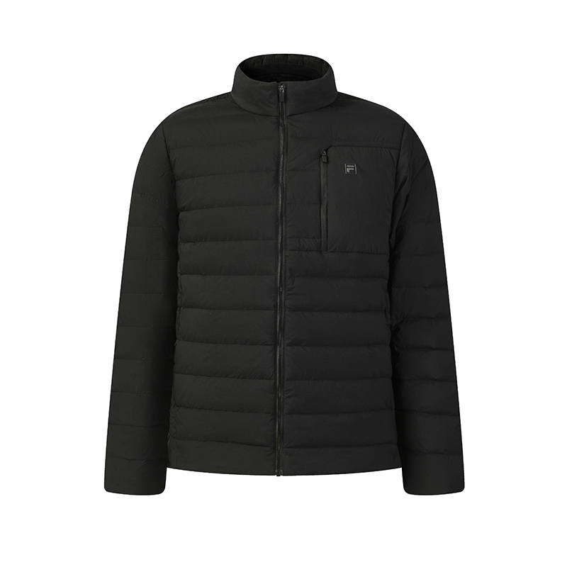 FILA FILA WHITE Down Jacket Men's Jet Black