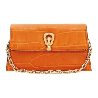 ERMANNO SCERVINO Leather Crossbody Bag, Shoulder Bag Women's Orange