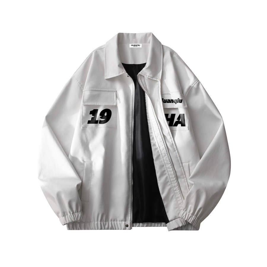 HUANQIU Jackets Unisex Lapel Moderate