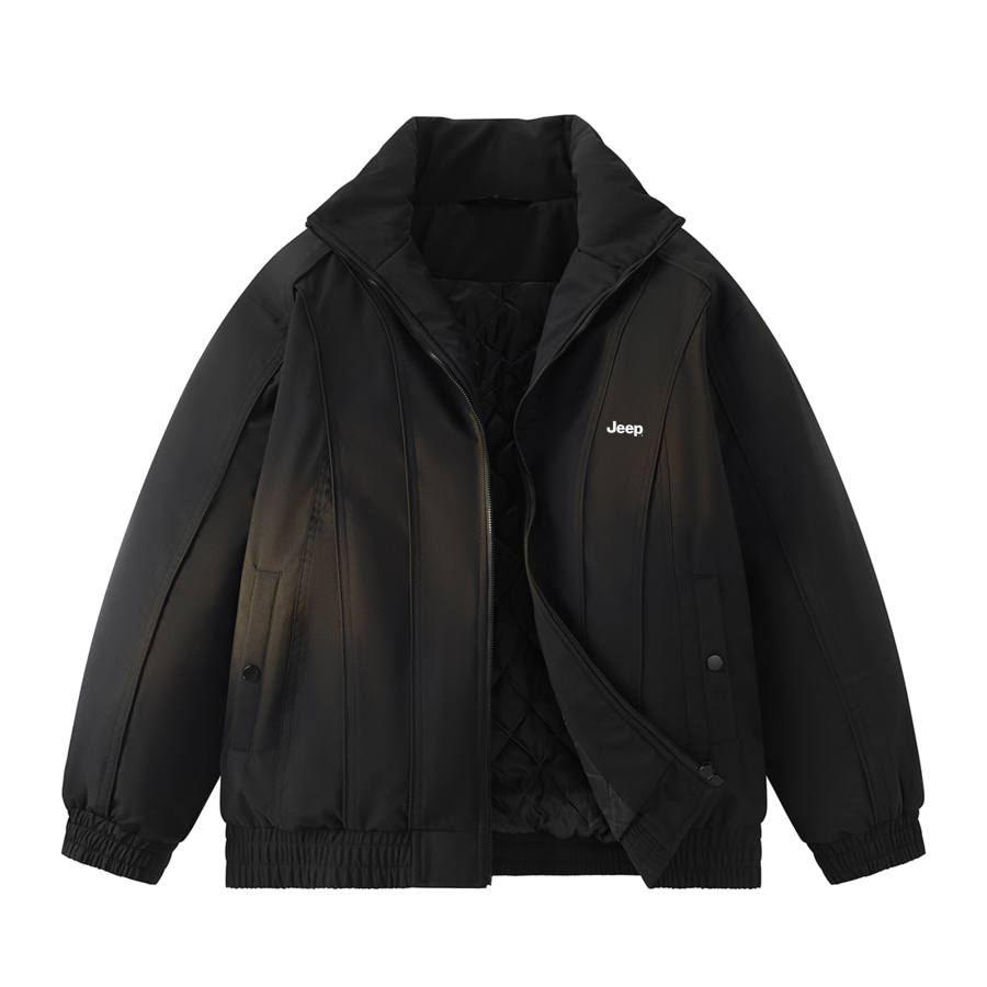 Jeep Jeep Puffer Jackets Unisex Stand Collar Thickened Puffer Jacket