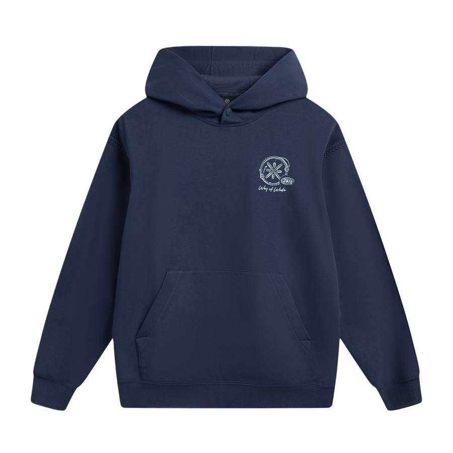 Li-Ning Li Ning Wade Sweatshirts Men's Dark Marine Blue Hooded Moderate