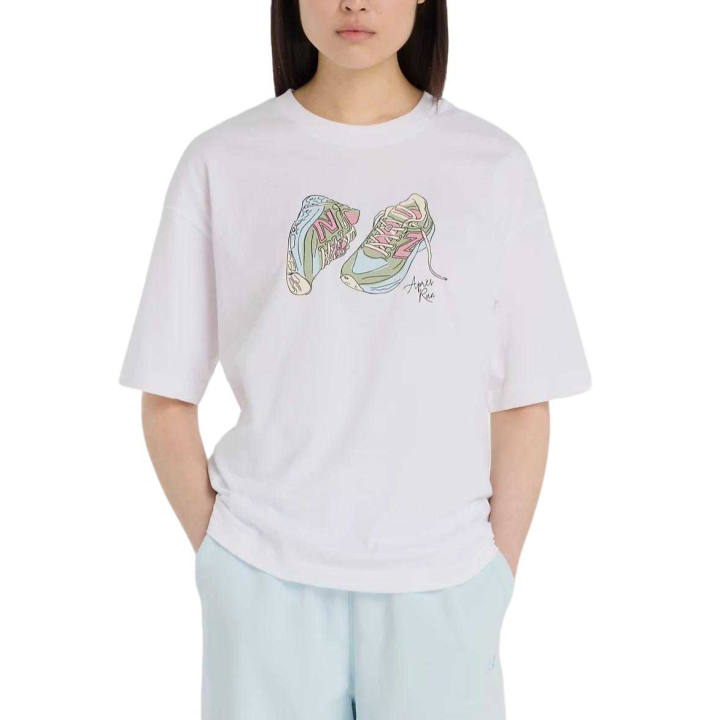 New Balance New Balance T Shirts Women's White Crew Neck