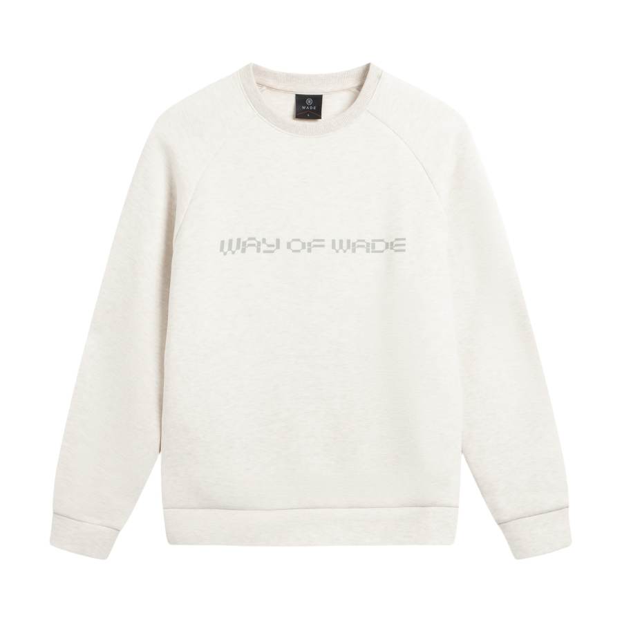 Li-Ning Li Ning Wade Sweatshirts Men's Heather Gray Tile Gray Crew Neck Moderate