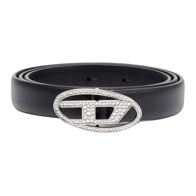 DIESEL Diesel Logo Buckle Belt