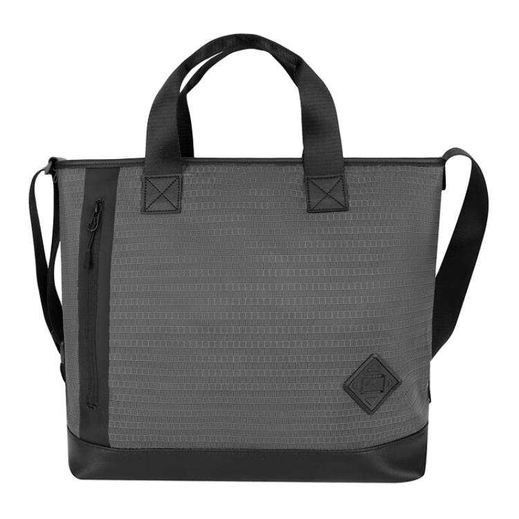 Li-Ning Li Ning Nylon Tote Bag, Shopping Bag, Shoulder Bag, Crossbody Bag, Handbag Unisex Black
