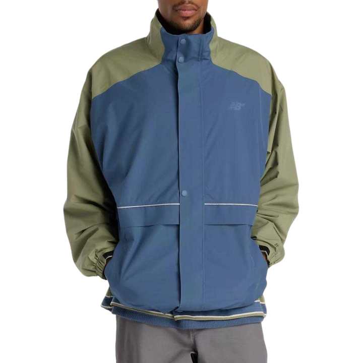 New Balance New Balance Jackets Men's Dark Peridot Stand Collar Moderate Other