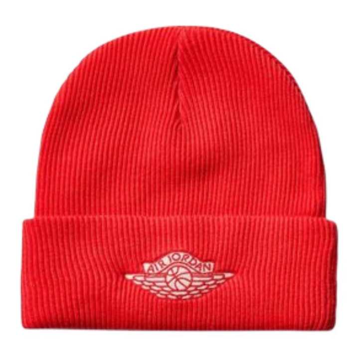 Jordan Jordan Polyester Beanies Unisex Chile Red/Sail White